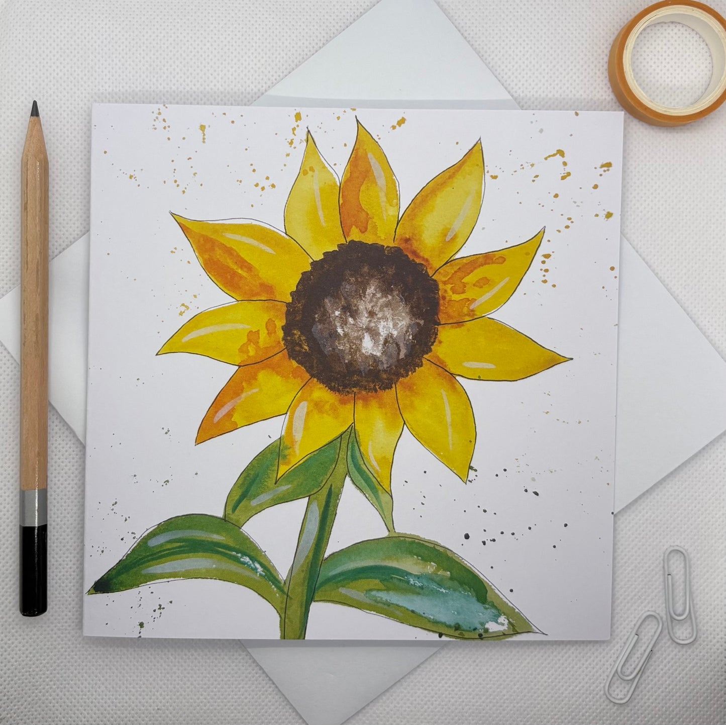 Sunflower Greetings Card