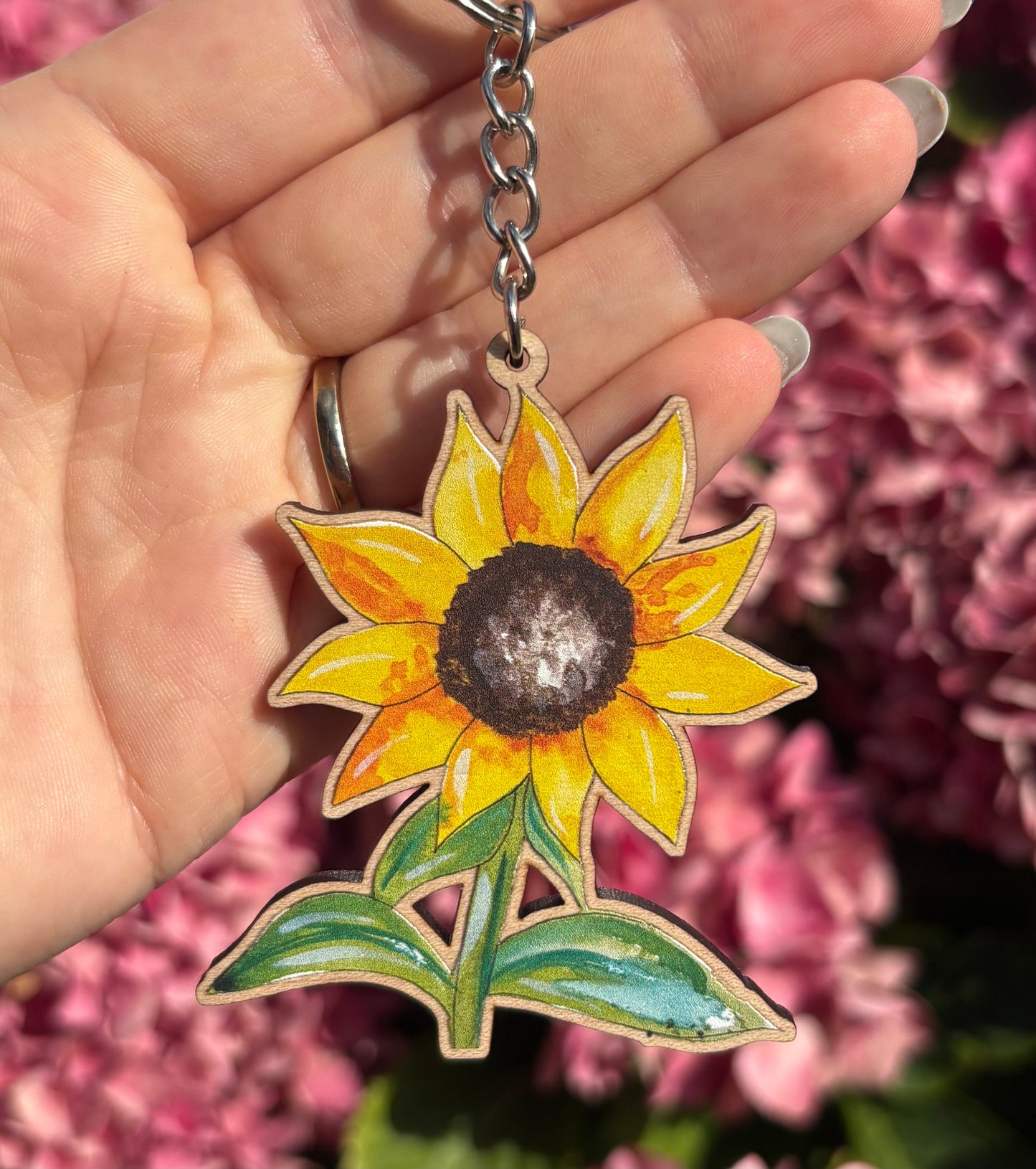Sunflower Keyring/Keychain