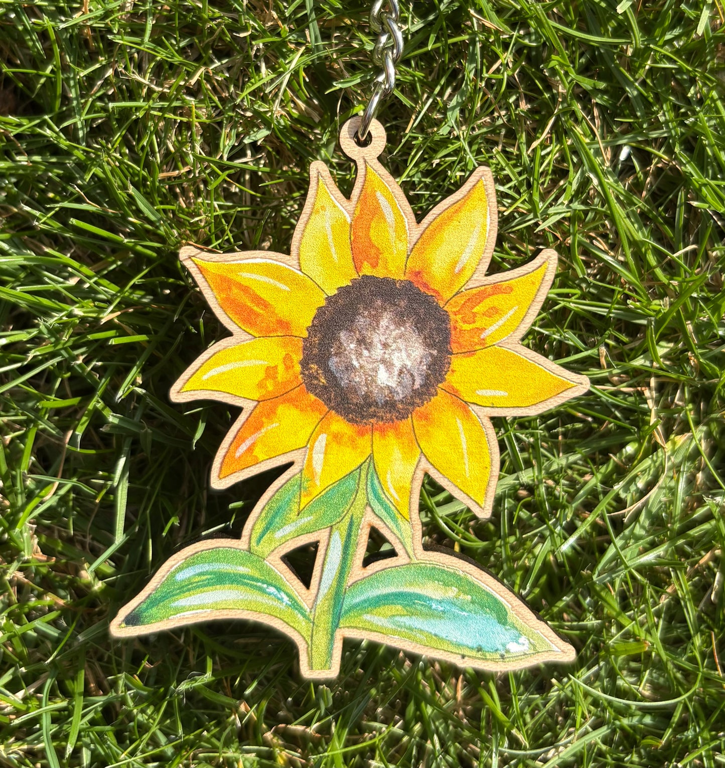 Sunflower Keyring/Keychain