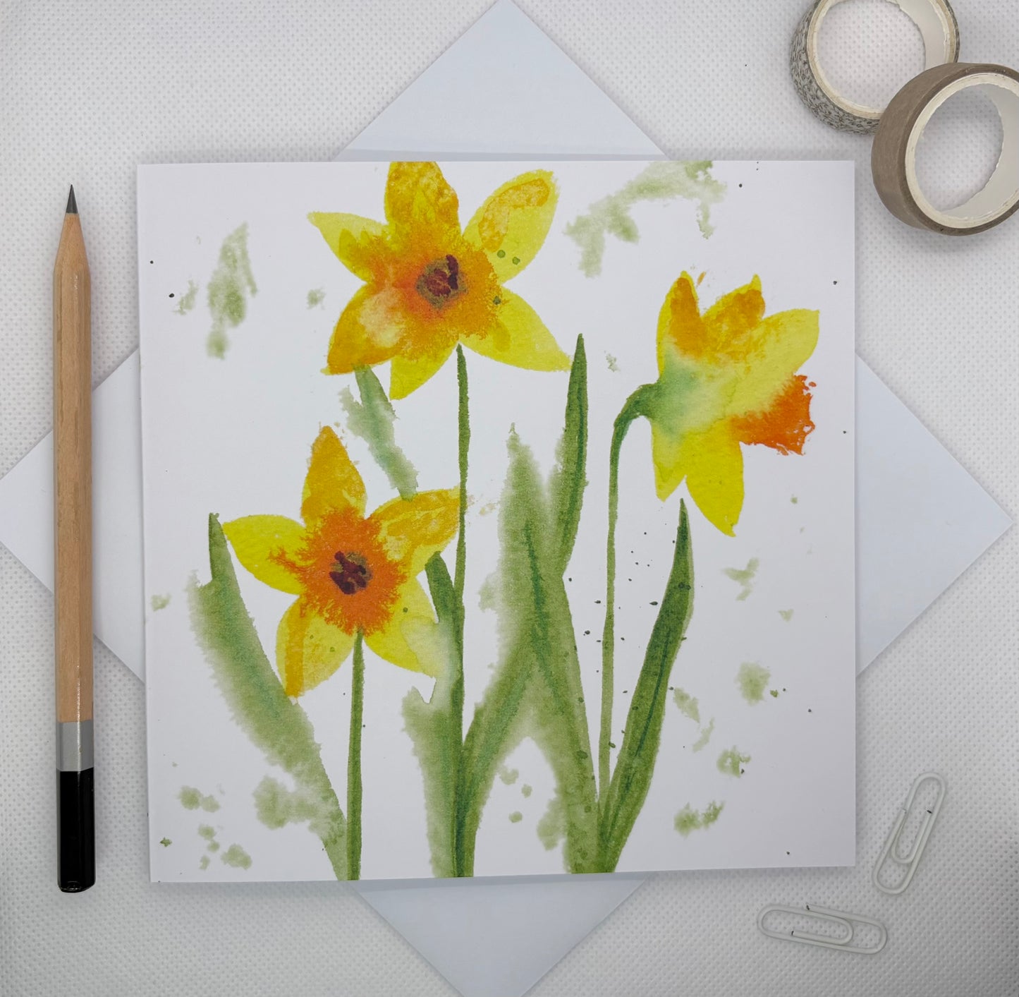 Daffodil Greetings Card