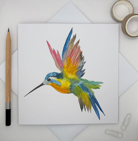 Hummingbird Greetings Card